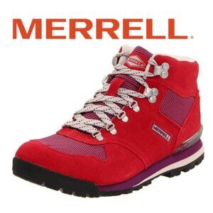 Merrell Eagle Red Hiking Boots Women’s Size 8 Waterproof, Durable, Stylish Trail